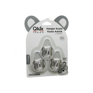 3pcs Koala Askı Şeffaf Askı Yapışkanlı Montaj (5148)