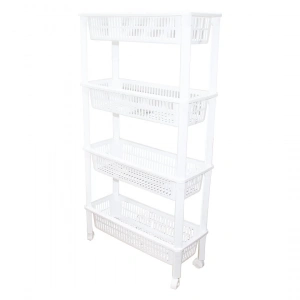 Timion 4 Katlı Düzenleyici  - Raf Ünitesi Tekerlekli 510x205x945mm (5148)