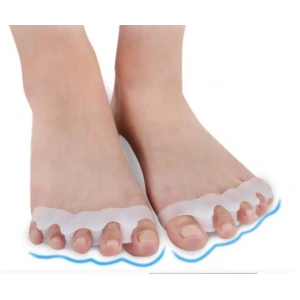 5 Parmak Ayıran Geçmeli Makara Beyaz Renk (5148)