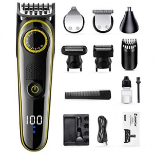 5in1 Fonksiyonlu Turbo Motorlu Saç Sakal Kesme Tıraş Makinesi Burun Kulak Ense Favori Tüm Vücut (5148)