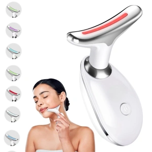 7 Farklı Işık Modlu Titreşimli Boyun Ve Yüz Ems Güzellik Cihazı (5148)