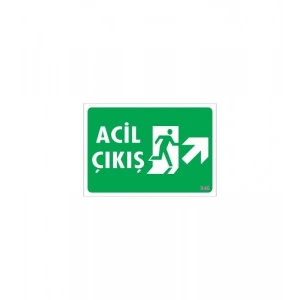 Timion Acil Çıkış Uyarı Levhası 17,5X25 Kod: 946