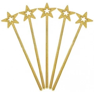 Altın Renk Yıldız Peri Asası Peri Değneği 34 cm 1 Adet (5148)