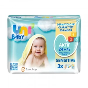 Baby Aktif Sensitive Islak Havlu Mendil 3Lü 156 Yaprak