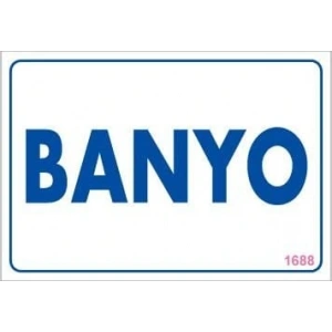Timion Banyo Uyarı Levhası 17,5X25 Kod:1688