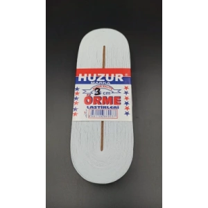 BEYAZ - 3CM PAÇA LASTİK YASSI GENİŞ 10MT. (5148)