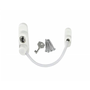 Beyaz Halatlı Anahtarlı Emniyet Kilit (5148)