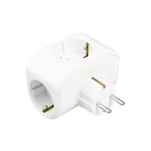 BEYAZ YONCA PLUS 3LÜ TOPRAKLI PRİZ FİŞ 03-ZM (5148)