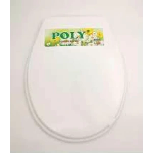 BEYAZ YUMUŞAK KLOZET KAPAK BÜYÜK PUF (5148)