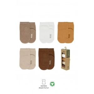Bistyle 5li Penye Soket Kutulu Basic Çorap 10131 Bej (ADET FİYATIDIR)
