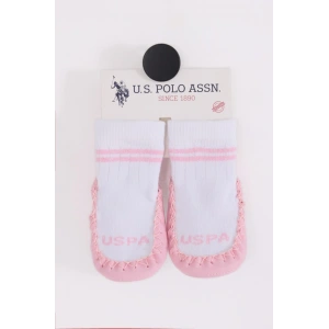 Çarık Çorap USB2800 Beyaz-Pembe