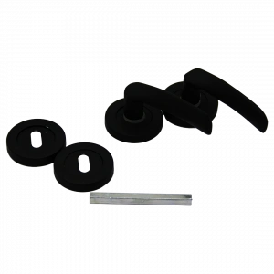 ÇELİKEL ERİŞ-10 AMERİKAN ODA KAPI KOLU SİYAH (5148)