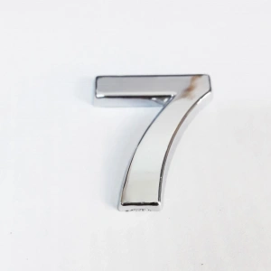 Timion Cemax 7 Rakamı 3,75 Cm Krom Yapışkanlı