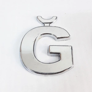 Timion Cemax Ğ Harfi  3,75 Cm Krom Yapışkanlı