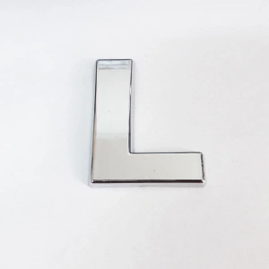 Timion Cemax L Harfi  3,75 Cm Krom Yapışkanlı