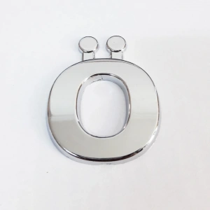 Timion Cemax Ö Harfi  3,75 Cm Krom Yapışkanlı