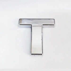 Timion Cemax T Harfi  3,75 Cm Krom Yapışkanlı