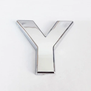 Timion Cemax Y Harfi  3,75 Cm Krom Yapışkanlı