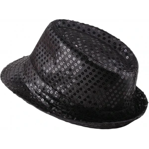Çocuk Boy Siyah Payetli Şapka Gösteri Şapkası Michael Jackson Şapkası 54 No  NessiWorld