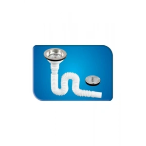 ÇÖPMAK KAFALI FİLTRELİ KÖRÜKLÜ SİFON (5148)