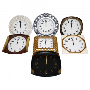 Düz Duvar Saati Karışık (5148)