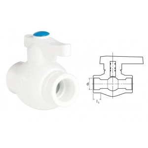 Timion Ege Yıldız Pprc 40 Mm Küresel Vana Gri