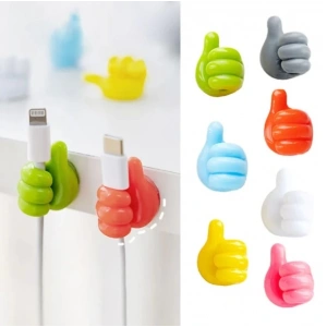 El Şeklinde Kauçuk Çok Amaçlı Kablo Tutacak 10 Adet (5148)