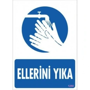 Timion Ellerini Yıka Uyarı Levhası 25X35 Kod:1250