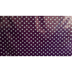 Timion Florista Puantiye Mor Masa Örtüsü 1 Metre