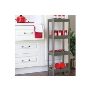 Gri - Antrasit Dikdörtgen Raf Ünitesi Plastik (5148)