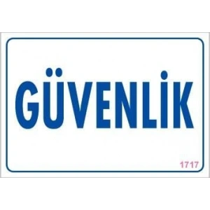 Timion Güvenlik Uyarı Levhası 17,5X25 Kod:1717