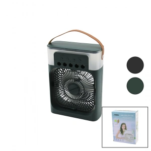 Hava Nemlendirme - Fan - Gece Lambası Masa Üstü Ultrasonik Vantilatör 360 Derece Usb Şarj 3kdm Hız (5148)