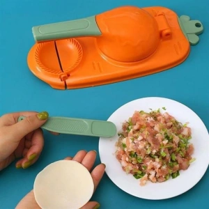 Timion Havuç Tasarımlı Şık  Pratik  Börek Mantı Hamuru Presleme  Börek Yapma Kalıbı (5148)