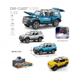 Timion HCL-521A Çek Bırak 1:22 Sesli Ve Işıklı Buharlı Metal Jeep