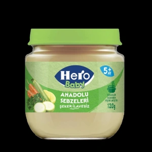 Hero Baby Anadolu Sebzeleri Kavanoz Mama 120 Gr