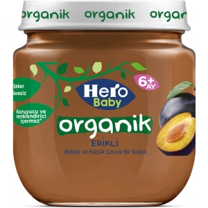 Hero Baby Organik Erik Püresi Kavanoz Mama 120 Gr
