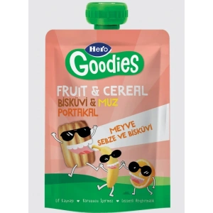 Hero Goodies Muz Portakal Bisküvi Havuç 100 Gr
