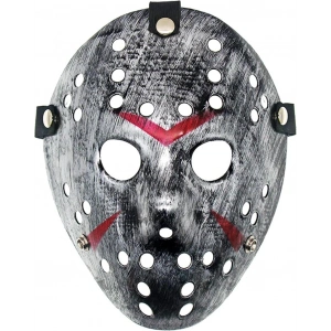 Timion Jason Maskesi Hannibal Maskesi Metal Gümüş Renk 20x25 cm