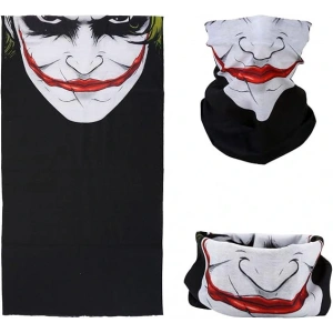 Joker Desenli Çok Amaçlı – Yüz, Boyun ve Bandana Maskesi 5 No