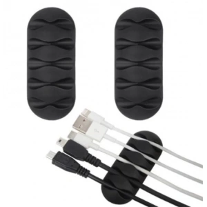 Kablo Tutucu 5 Kanallı 3lü Siyah (5148)