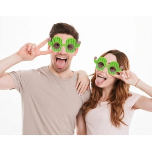 Timion Kaktüs Temalı Hawaii Yaz Partisi Gözlüğü 8.5x18.5 cm