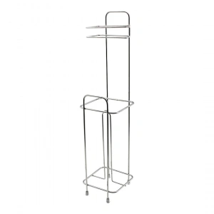 Kare Metal - Krom Yedekli Wc Kağıtlık (5148)