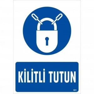 Timion Kilitli Tutun Uyarı Levhası 25X35 Kod:601