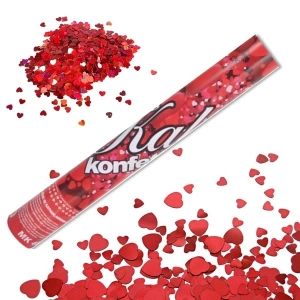 KONFETİ GÜLLÜ KALPLİ 30CM. (5148)