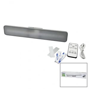 Kumandalı - Zaman - Işık Gücü Ayarlı Metal Askılı - Usb Şarjlı Lamba Fener 20smd Led (5148)