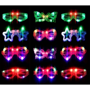 Led Işıklı Karışık 6 Model Yanar Söner Parti Gözlüğü 12 Adet (5148)