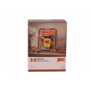 LZ-1288 ÖRDEK AHŞAP BOYAMA 893 PARÇA BLOCK OYUNCAK