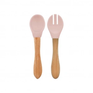 Mama Kaşığı ve Çatal Seti Pinky Pink