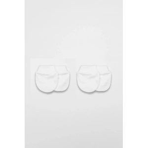 NessiWorld 2Li Penye Eldiven Basıc 90108 Beyaz