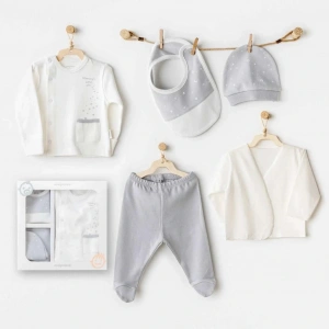 NessiWorld AC25700 Mommys Little Star 5Li Hastane Çıkışı Ekru